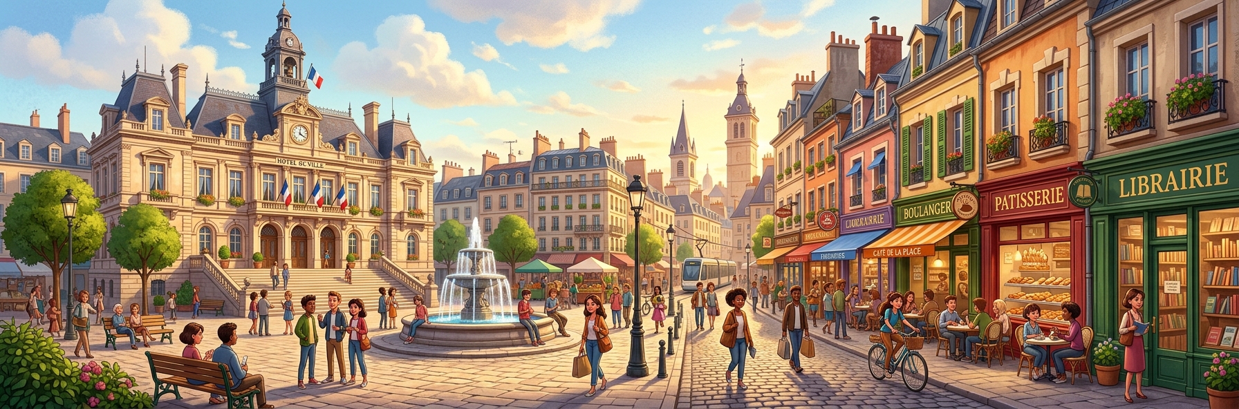 Town & City illustration